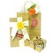 Wrapables 50 Gift Tags/Kraft Hang Tags with Free Cut Strings for Gifts, Crafts & Price Tags, Large Scalloped Edge, Shimmer Silver